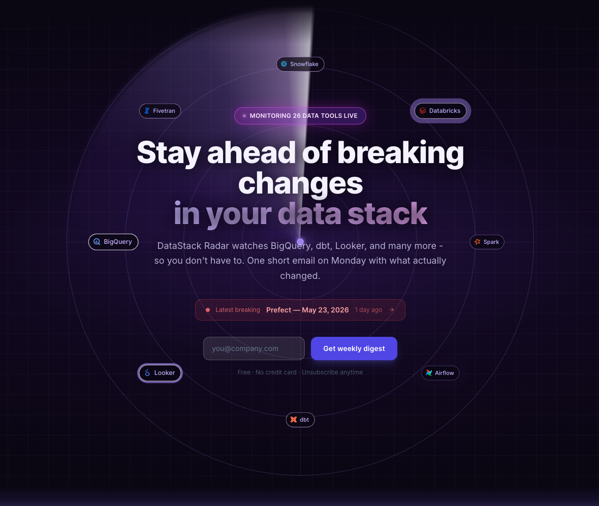 DataStack Radar